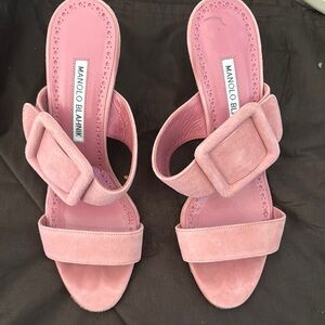 Manolo Blahnik Pink Women's Sandals